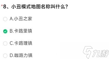 cf手游小丑模式地图名称叫什么？穿越火线小丑模式地图名称答案分享