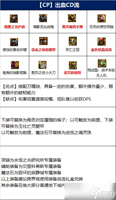 DNF特工110级装备搭配攻略