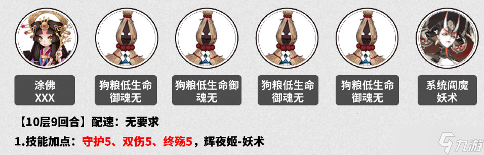 《阴阳师》不朽之目爬塔速通阵容推荐