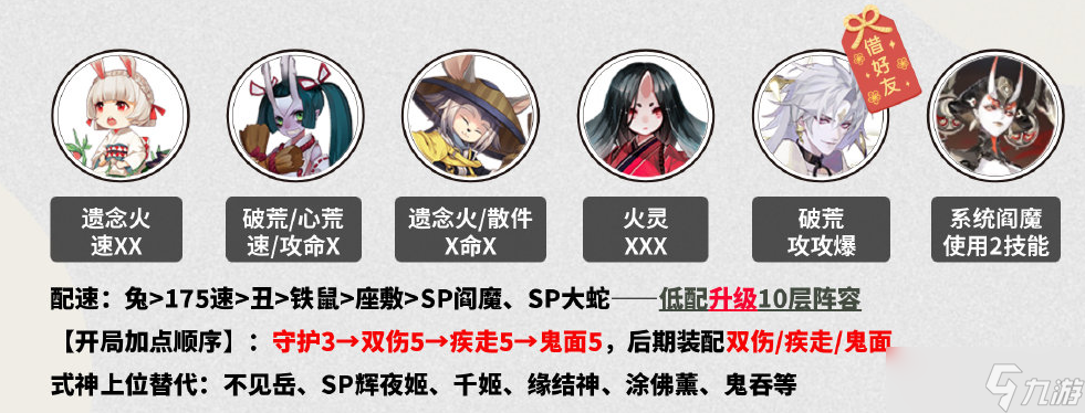 《阴阳师》不朽之目爬塔速通阵容推荐