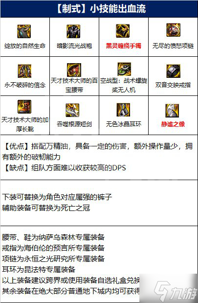 DNF110暗帝毕业装备分享 暗帝110级装备怎么搭配