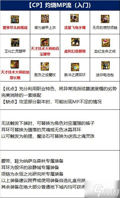 DNF110冰洁装备选择推荐 冰洁110级装备怎么选