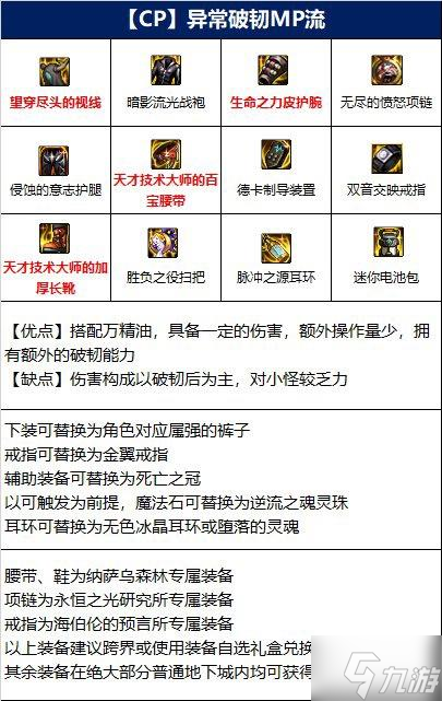 DNF110魔道畢業(yè)裝備推薦 魔道110級裝備怎么選