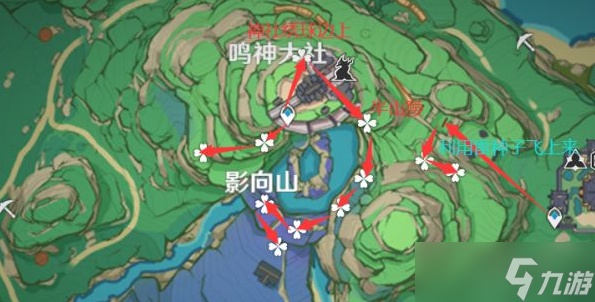 原神2.7版鸣草高效采集路线