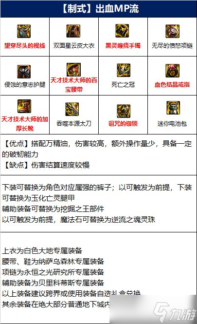 《DNF》刃影110级装备搭配详解