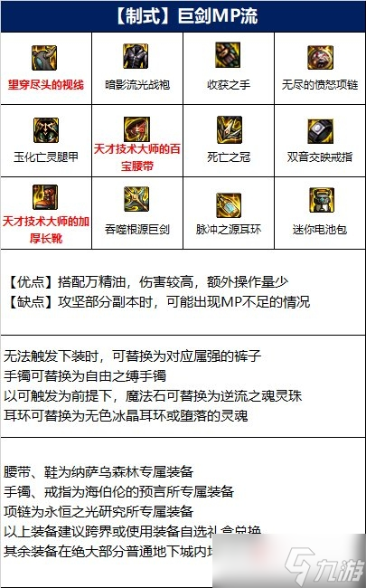 《DNF》剑宗110级装备搭配攻略