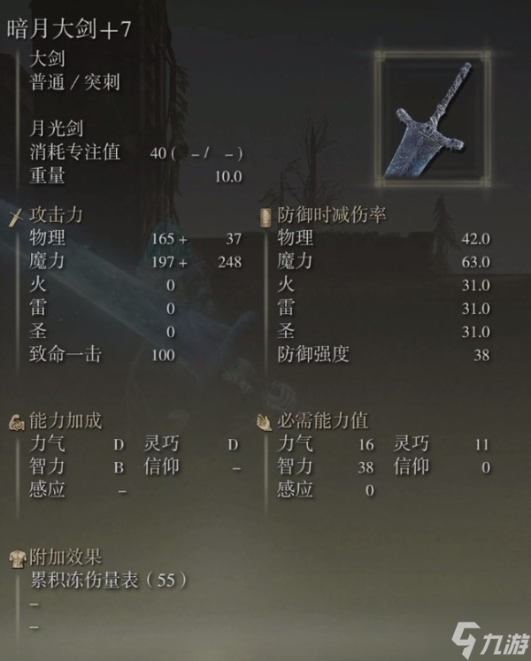 《艾尔登法环》1.05版暗月大剑配装思路解析 1.05版暗月大剑属性加点