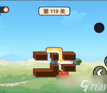 贪吃的苹果蛇第119关过关攻略
