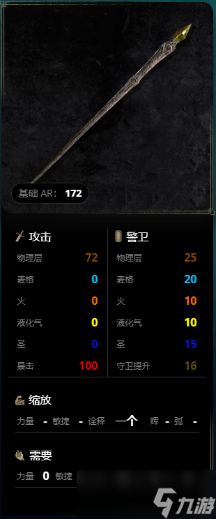 《艾尔登法环》部分武器图鉴分享