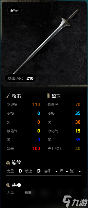 《艾尔登法环》部分武器图鉴分享