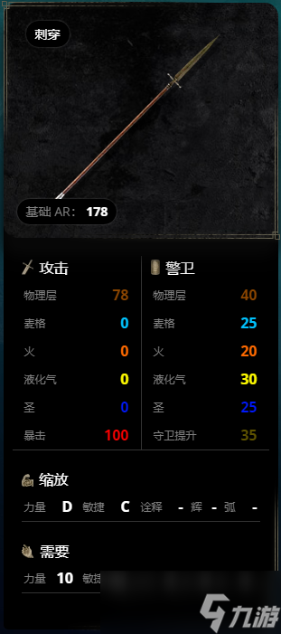 《艾尔登法环》部分武器图鉴分享