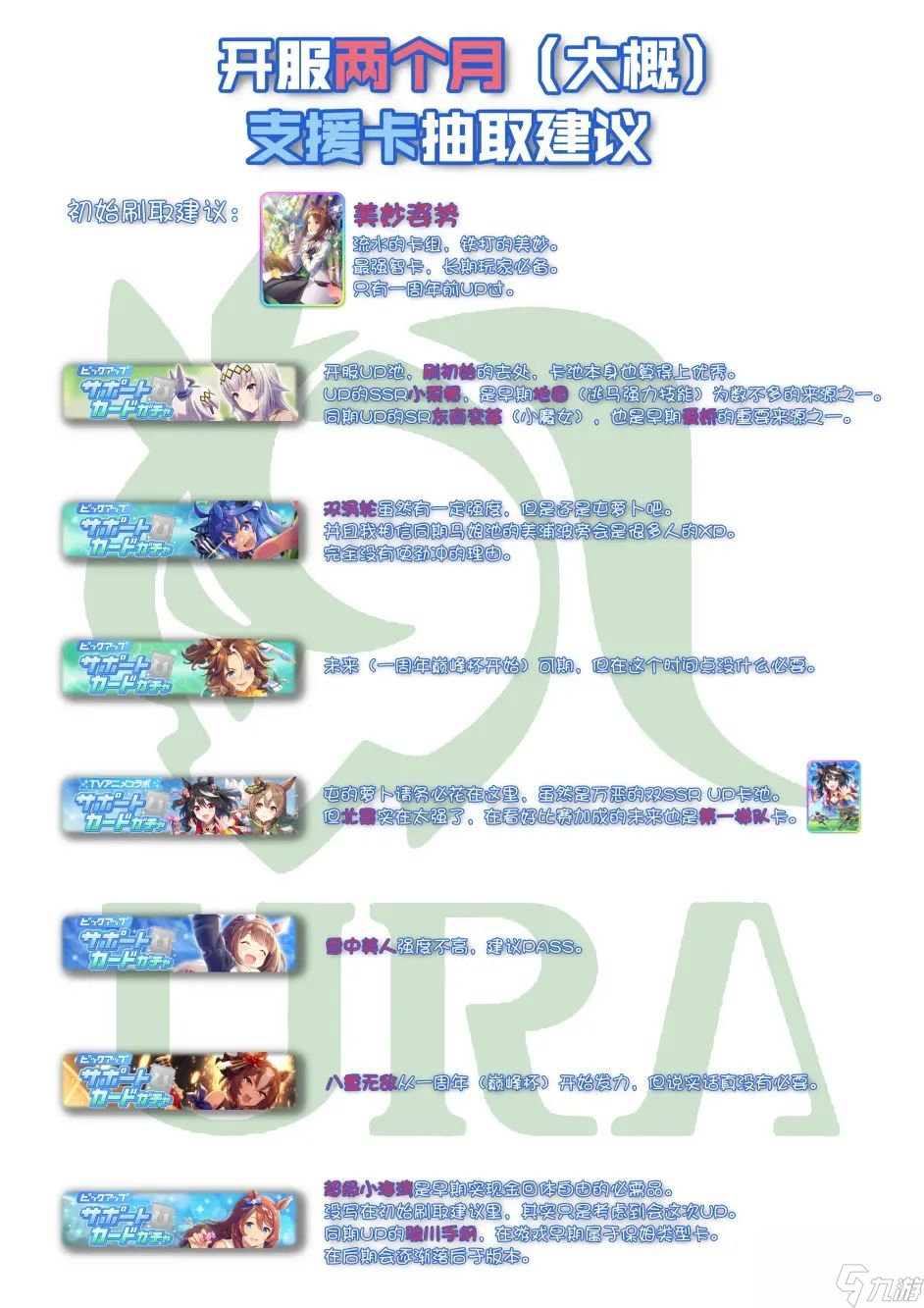 赛马娘台服怎么抽卡？台服抽卡技巧攻略