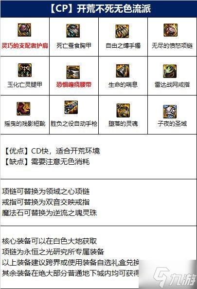 DNF110男机械装备搭配思路分享 男机械110级装备怎么选