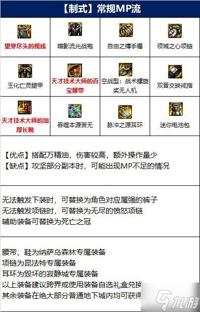 DNF110忍者毕业装备配置推荐 忍者110级装备怎么选