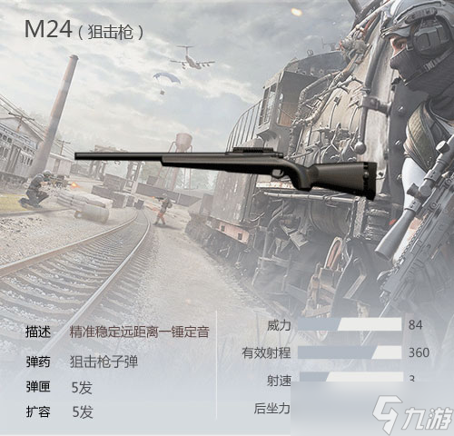 《荒野行动》M24详细解析