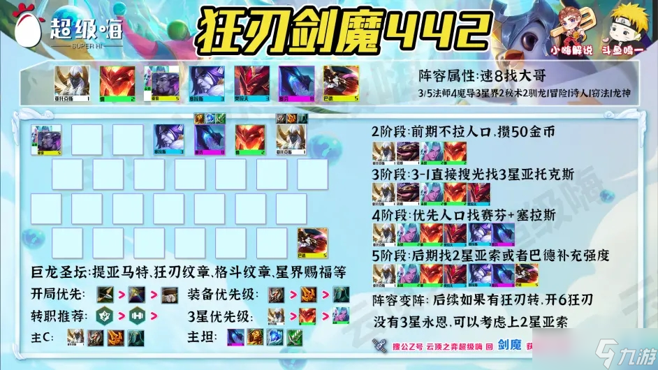 《金铲铲之战》巨龙之巢赌剑魔主C阵容推荐