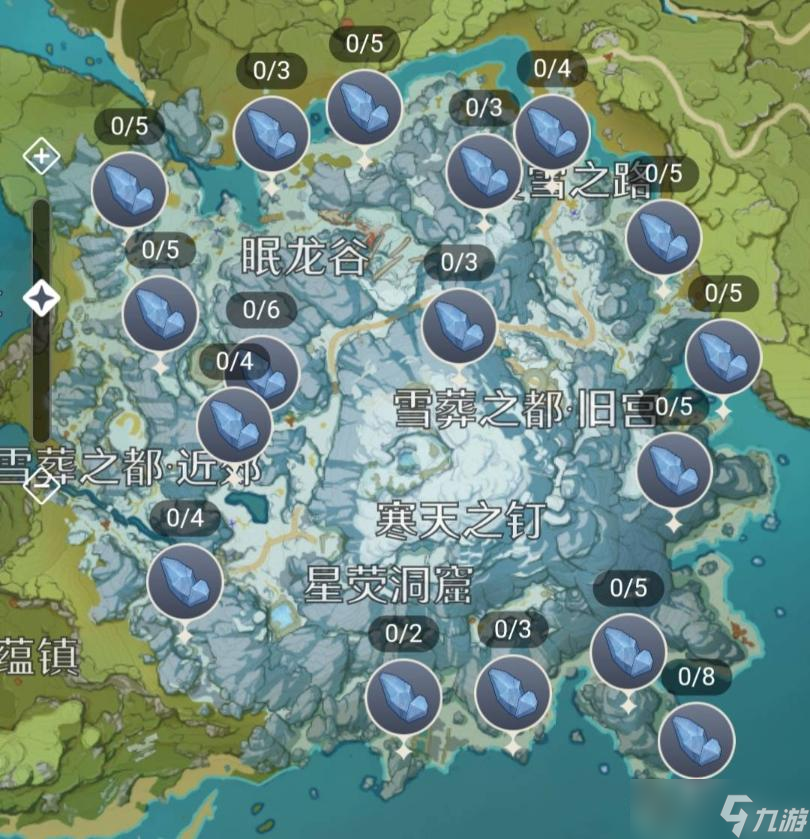 《原神》寻找50份星银矿石位置介绍