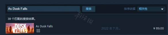 《黃昏降臨時》steam叫什么？游戲steam名字介紹