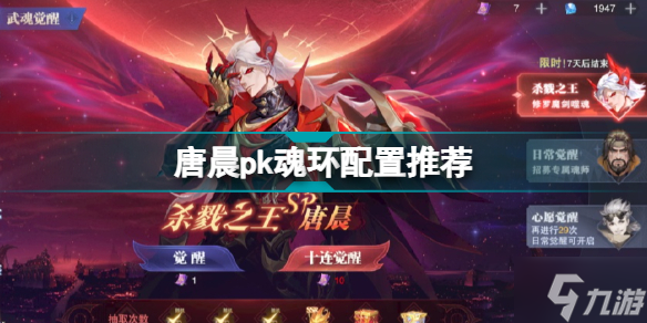 斗罗大陆魂师对决唐晨pk怎么带魂环 唐晨pk魂环配置推荐