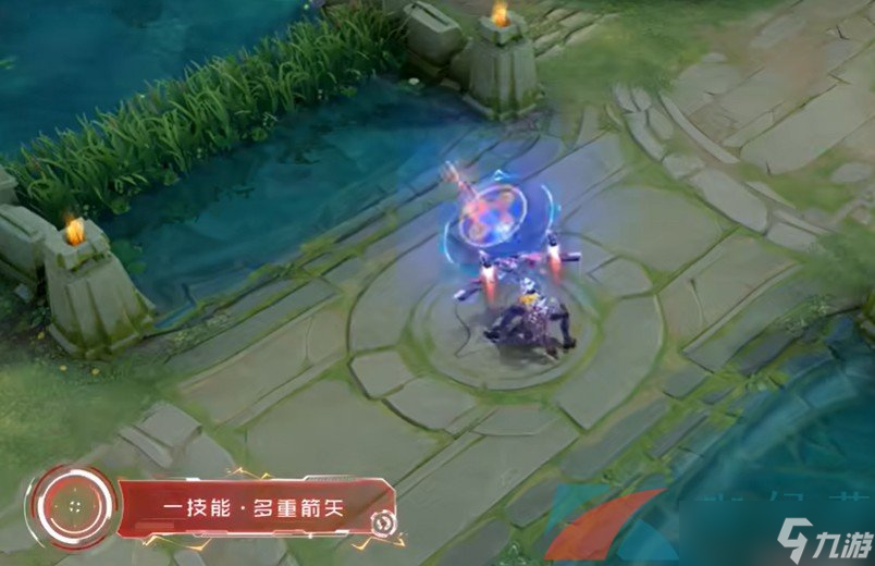 《王者荣耀》后羿无尽星芒皮肤技能特效展示