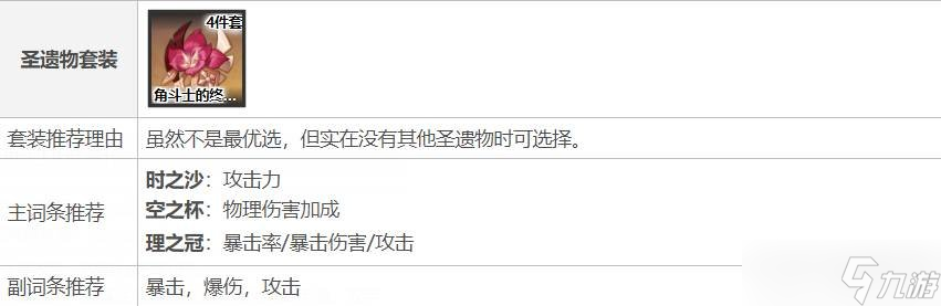 原神雷泽武器圣遗物推荐什么 雷泽武器圣遗物推荐