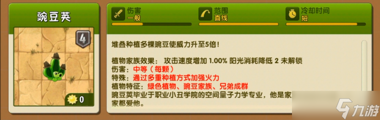 《植物大战僵尸2》所有豌豆射手