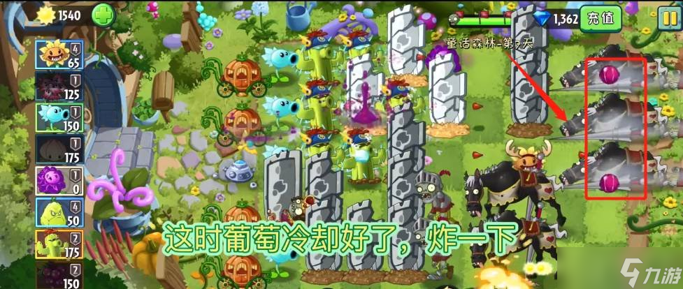 植物大战僵尸2童话森林第七关怎么过 第七关通关教学