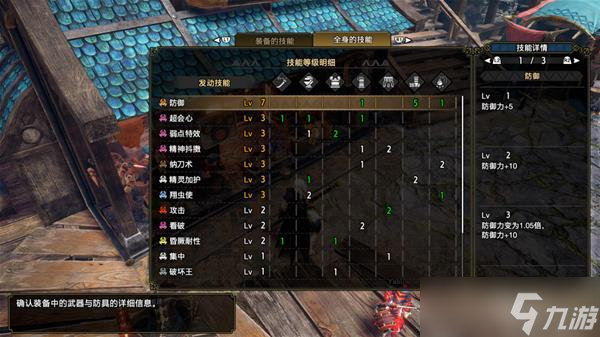 《怪物猎人崛起》曙光防7精灵加护3太刀配装推荐