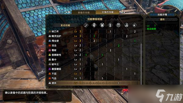 《怪物猎人崛起》曙光防7精灵加护3太刀配装推荐