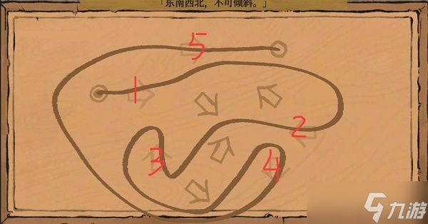 江南百景图东南西北不可倾斜攻略：东南西北不可倾斜路线图走法