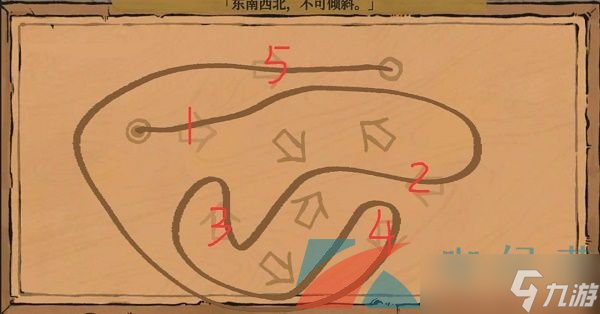 《江南百景图》东南西北不可倾斜路线攻略