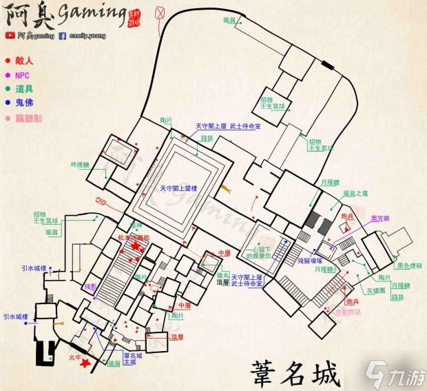 只狼苇名城全收集攻略