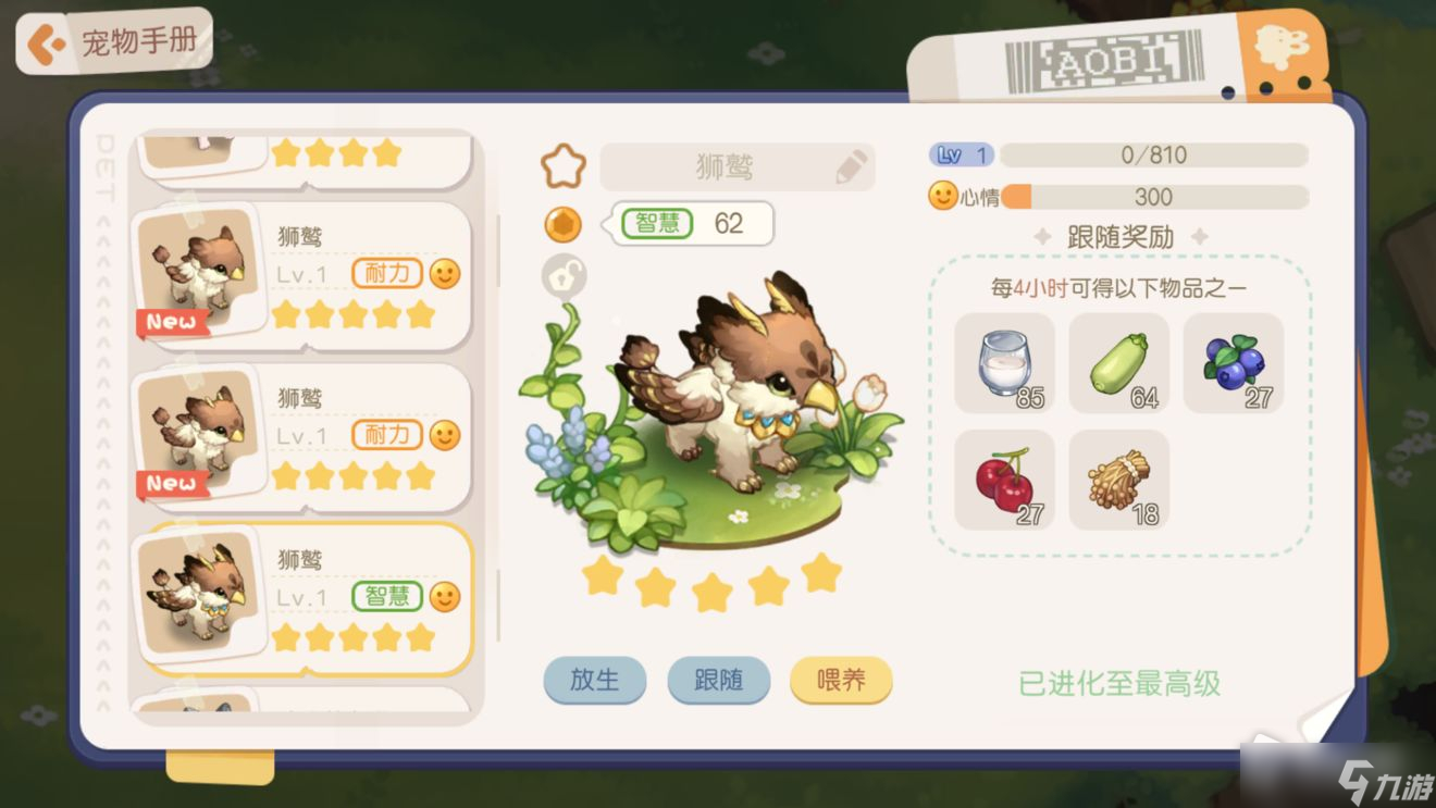 《奥比岛：梦想国度》宠物图鉴详解