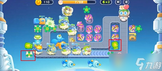 保卫萝卜4太空穿越11关攻略