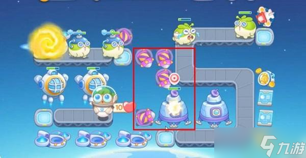 保卫萝卜4太空穿越第32关攻略图解