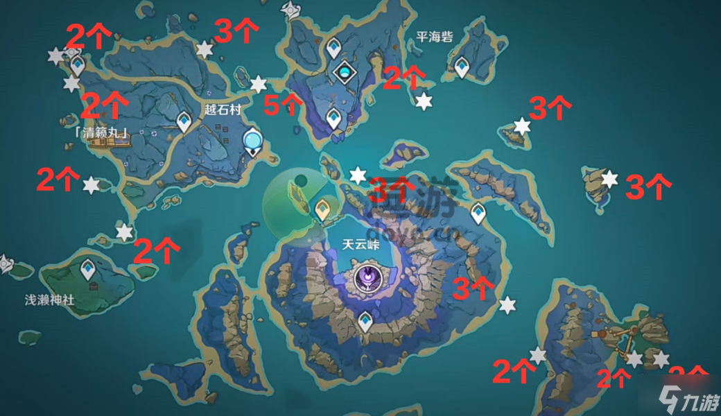 原神2.8海灵芝最新采集点分布图一览