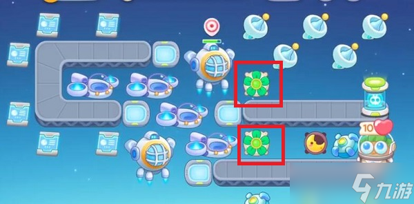 保卫萝卜4太空穿越第2关攻略