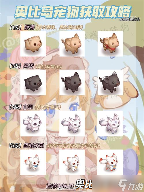 《奥比岛手游》宠物获取大全攻略