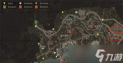 暗区突围山谷资源点都在什么位置 资源点分享