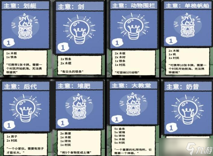 Stacklands堆叠大陆海滩版本全223张卡牌攻略