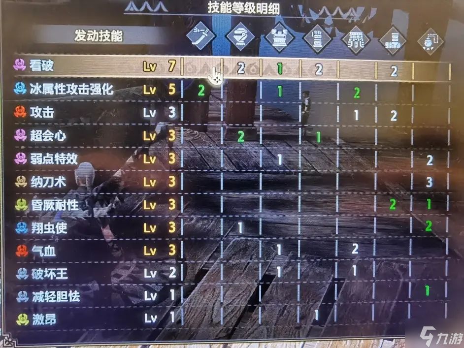 怪物猎人曙光冰属性太刀配装推荐