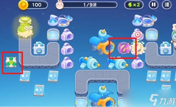 《保卫萝卜4》太空穿越第43关怎么过