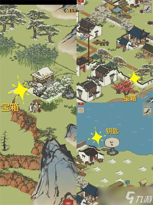 《江南百景图》徽州府探险歙县双鲤钥匙宝箱位置介绍