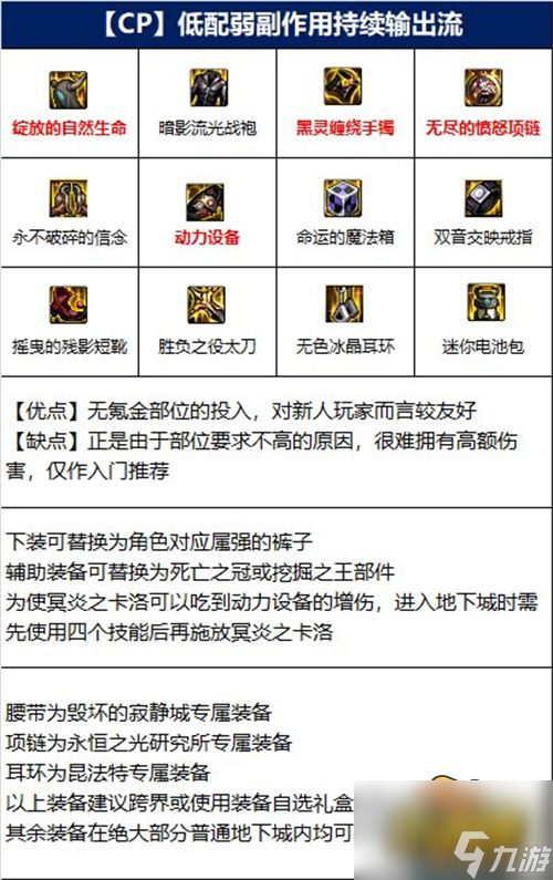 dnf110鬼泣带什么武器-110鬼泣毕业装备推荐
