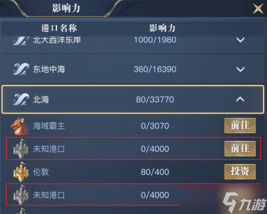 《黎明之海》怎么提升海域影响力 港口挑战及投资指南