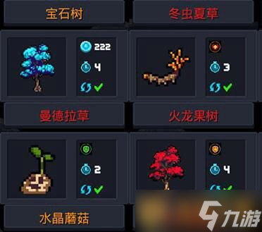 《元?dú)怛T士》植物作用介紹