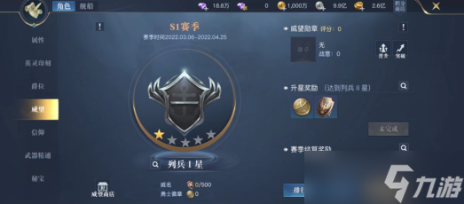 《黎明之海》威望系统介绍