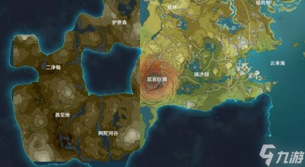 《原神》3.0须弥地图是什么样子的 须弥地图完整爆料