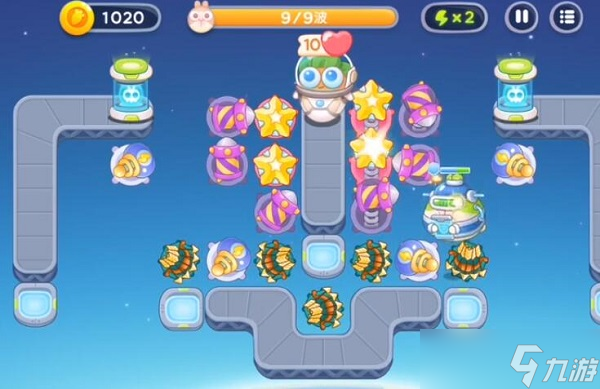 《保卫萝卜4》太空穿越第54关满星攻略