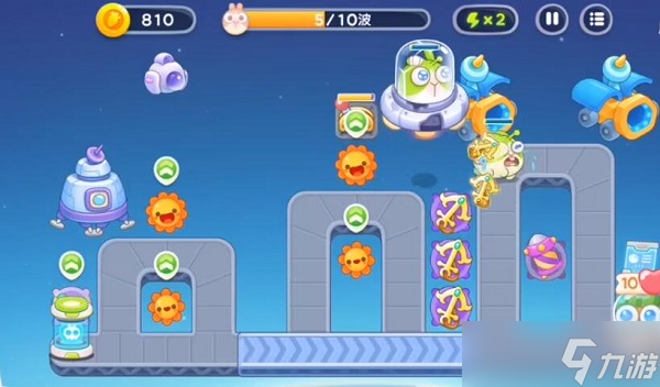 《保卫萝卜4》太空穿越第52关怎么满星过关 太空穿越第52关满星攻略